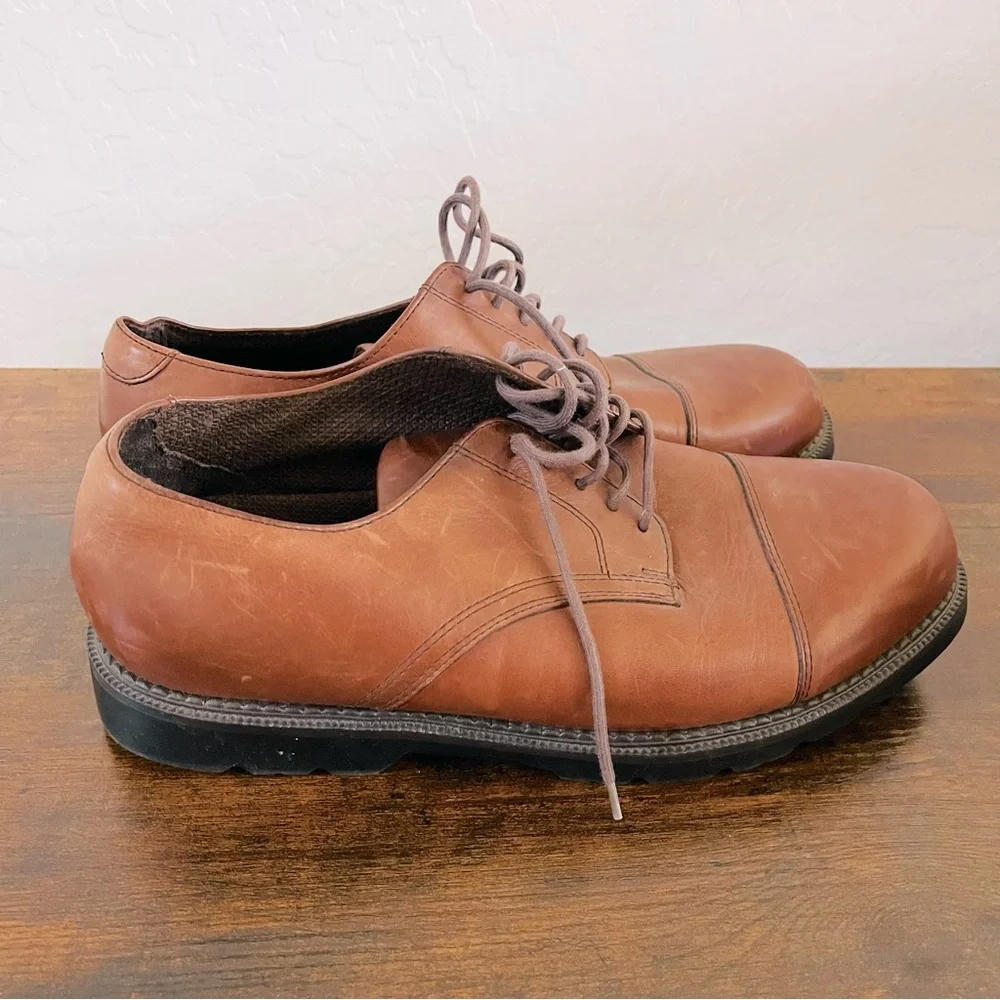 🌹 Classic Leather Brown McNair Earth Shoe Men’s Size 10W